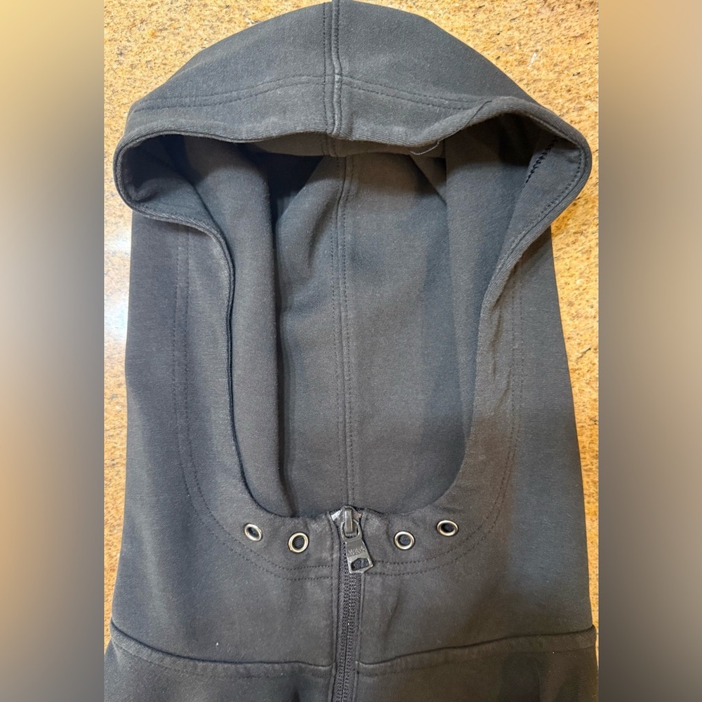 Banana Republic Men’s L Black Moisture-Wicking 1/4 Zip Hoodie Pullover - Picture 8 of 12